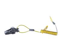 Longe 3M DBI-SALA, bande spiralée caoutchoutée, pour casques de protection, longueur : 10 cm à 86 cm, max. 1,8 kg, pack de 10\n, 10 - 86 cm x1 morceau