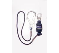Longe 3M DBI-SALA EZ-Stop avec absorbeur d'énergie à sangle, longueur : 2,0 m, testé sur les bords 130 kg, corde à âme, mousqueton automatique ouverture 21 mm, crochet d'échafaudage en aluminium ouver