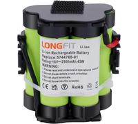 LongFit Batterie au lithium 2,5 Ah 18 V compatible avec tondeuses robots Gardena R38Li R40Li R45Li R50Li R70Li R75Li R80Li Husqvarna Automower 105 305 308 308X Flymo 1200R McCulloch Rob R600 R800