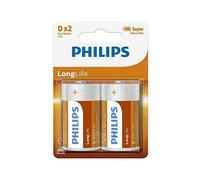 PHILIPS R20L2B - Piles R20 D - Lot de 2