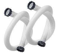 Longueur totale : 150 cm - Tuyau de piscine - Résistant au tuyau d'eau - Pour système de pompe de filtration, filtre à sable et eau salée - Assortiment de tuyaux pour piscines hors-sol - Dessin de