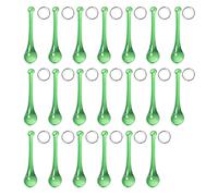 LONGWIN Lot de 20 pendentifs en cristal en forme de larme pour décoration de mariage, sapin de Noël (vert)