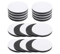 LongZYU 18 Pièces Pad Polissage, Disques Polissage Feutre 50 mm, Gris Foncé | 50mm Tampon Polissage Feutre, pour Polissage Peinture Auto Verre Métal Surface Bois Compatible avec Polisseuse Bosch 50mm