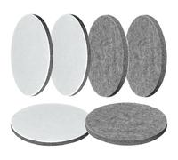 LongZYU 6 Pièces Pad Polissage, Disques de Polissage en Feutre 125 mm | 125mm Tampon Polissage Feutre, pour Polissage Peinture Auto Verre Métal Surface Bois Compatible avec Polisseuse Bosch 125 mm