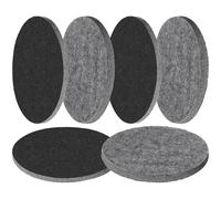 LongZYU 6 Pièces Pad Polissage, Disques de Polissage en Feutre 125 mm, Noir | 125mm Tampon Polissage Feutre, pour Polissage Peinture Auto Verre Métal Surface Bois Compatible avec Polisseuse Bosch 125 mm