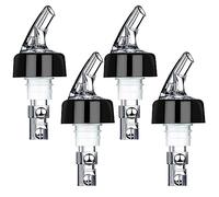 Lonimia Lot de 4 becs verseurs de bouteilles de 2 oseur de bouteille - Distributeur de bouteilles - Distributeur de bar - Pour Spouts Shot, aide au doseur de spiritueux - Pour vin, schnaps,