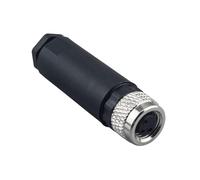 Lonlonty Connecteur de fil M8 femelle à 3 broches pour panneau d'aviation, code A, 8 mm, connecteur rond étanche IP67 pour l'industrie en plein air