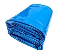Lonmrrton Feuille de polyéthylène HDPE géomembrane Flexible revêtement d'étang imperméable résistant aux UV 3x4m 4x5m 6x6m 7x10m sous-Couche Pliable pour bassins à Poissons Koi, Fontaine(4x8m)