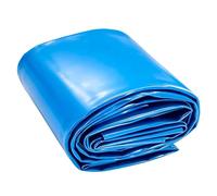 Lonmrrton Grand revêtement d'étang Bleu, revêtement de Barrage en géomembrane Flexible 5x5m 7x8m 10x15m Film imperméable HDPE pour piscines à Poissons étangs de Jardin sous-Couche Aquatique(6x10m)