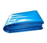 Lonmrrton Revêtements Flexibles en PEHD, sous-Couche de Fontaine de Peaux d'étang 0,16mm d'épaisseur 3x4m 6x6m 7x10m 10x12m Film imperméable Bleu pour étangs extérieurs piscines de Jardin(2x2.5m)