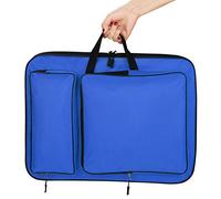 LONTG A3 Sac à Dessin en Toile Imperméable Multifonction Portfolio Bandoulière Grande Capacité Sac de Beaux-Arts Portable Porte-Documents Cartable pour Planche à Dessin Croquis Art