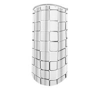 Loobiiny Tringle Rideau Douche Barre Rideau Douche U Forme Courbée Extensible 80-130 cm sans Perçage Acier Inoxydable Tringle Rideau Angle pour Salle de Bain, Dressing et Fenêtre