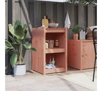 LoogCape Armoire de Cuisine d'extérieur en Bois Massif Douglas MEPPEL 55x55x92 cm avec Rangement modulable pour Salle à Manger Jardin et Espace de Stockage Robuste