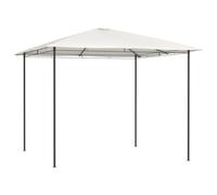 LoogCape Belvédère 3x3x2,6 m Crème avec Toit en Tissu 160 g/m² pour Jardin terrasse Patio extérieur Barbecue Camping