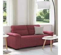 LoogCape Canapé 2 Places Rouge vin en Tissu 180x81x84 cm avec Structure Robuste, Assise Confort, Large accoudoirs, idéal pour Salon, Chambre ou Bureau, Adaptable à Tout Espace de Vie