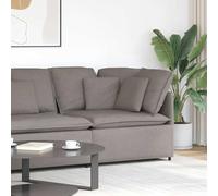 LoogCape Canapé d'angle modulaire avec coussin taupe 100 cm paysage résidentiel extensible élément d'assise coin rembourré salon salon salon recamier ottoman accessoire confortable durable