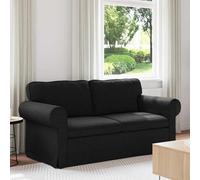 LoogCape Canapé modulable Noir 175 x 82 x 80 cm Tissu avec Coffre Rangement, Design Moderne pour Salon, canapé Convertible, Fauteuil Relax, idéal pour séjour, Chambre ou Bureau