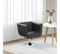 LoogCape Chaise de Bar Noir Similicuir avec Dossier rembourré, siège réglable en Hauteur, Design Moderne, idéale pour Salon, Bureau ou Cuisine, capacité 110 kg, Finition élégante