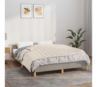 LoogCape Couverture lestée crème claire, 138 x 200 cm, 6 kg, tissu en coton pour chambre à coucher et canapé, douillette, chaude, lavable, idéale pour un sommeil réparateur, couverture relaxante pour