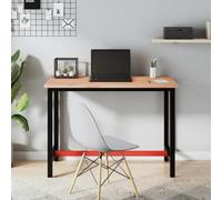 LoogCape Établi 115 x 55 x 81,5 cm en bois de hêtre massif et métal robuste, réglable en hauteur, pliable, avec tiroirs, panneau perforé, étau, idéal pour atelier, garage, cave, bricolage