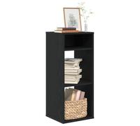 LoogCape Étagère bibliothèque Noire 34x31x80 cm en Bois d'ingénierie pour Rangement de Livres, décoration intérieure, Bureau, Salon, Chambre, Facile à Assembler et Stable
