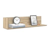 LoogCape Étagères murales 2 pièces en chêne Sonoma Dimensions 75x16,5x16,5 cm Support Planche Flottante Suspendue pour Rangement décoration Salon Chambre Cuisine Bureau