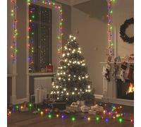 LoogCape Guirlande lumineuse LED multicolore avec 1000 LED 100 m PVC extérieur intérieur décoration de Noël jardin, balcon, terrasse avec 8 effets lumineux et câble d'extension