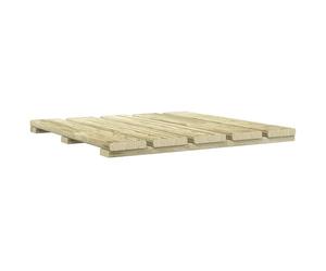 LoogCape Lot de 12 dalles de terrasse - Vert - 50 x 50 cm - Bois de pin imprégné - Résistant aux intempéries - Imputrescible - Pour extérieur, jardin, balcon, meubles de balcon