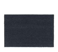 LoogCape Lot de 2 paillassons gris foncé 40 x 60 cm en fibre de coco touffeté avec dessous antidérapant en PVC pour entrée, couloir, terrasse, jardin, marche propre au quotidien