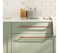 LoogCape Lot de 20 poignées de meuble en acier inoxydable bronze - 320 mm - Pour cuisine, salle de bain, chambre à coucher, salon, rénovation de meubles
