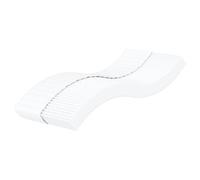 LoogCape Matelas en Mousse Blanc 100x200 cm avec Housse Respirante, Soutien Ferme ou Souple, pour Chambre Adulte ou Enfant, idéal pour Un Sommeil réparateur et Une Relaxation optimale