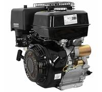LoogCape Moteur à essence - 15 CV - 11 kW - Noir - Pour générateur, générateur de secours, onduleur, station de puissance mobile, silencieux
