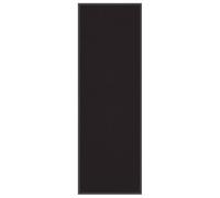 LoogCape Paillasson noir 60 x 180 cm avec dos en PVC antidérapant, polypropylène touffeté et surface absorbante pour entrée, couloir, terrasse