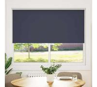 LoogCape Store enrouleur occultant - 144,4 x 175 cm - Largeur du tissu : 140 cm - Bleu marine - Avec cordon latéral - Opaque - Protection solaire - Protection contre la chaleur - Brise-vue - Facile à