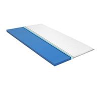 LoogCape Surmatelas 90 x 200 cm avec 6 cm de mousse viscoélastique à mémoire de forme respirant et lavable pour le confort et le soulagement de la pression dans la chambre à coucher