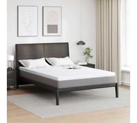 LoogCape Surmatelas blanc, 140 x 200 cm, tissu jacquard, respirant et lavable, pour chambre à coucher, enfant, bébé, avec élastique, confortable, antidérapant, hypoallergénique, rafraîchissant