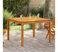 LoogCape Table à manger de jardin en bois d'acacia massif - 110 x 110 x 75 cm - Table de terrasse pour extérieur avec traitement à l'huile - Plateau robuste pour repas dans le jardin