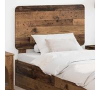 LoogCape Tête de lit rectangulaire en bois vieilli, 83 x 3 x 100 cm, autoportant ou montage mural, durable et facile d'entretien, panneau mural élégant pour chambre à coucher et lit double