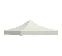 LoogCape Toit de tente de fête, 3 x 3 m, crème, imperméable, résistant aux UV, pour jardin, balcon, terrasse, bâche de rechange pour tentes pliantes pop-up, housse de protection résistante aux