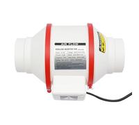 Loohacp Ventilateur tubulaire 100 mm 40 W 2220 tr/min/2600 tr/min Ventilateur extracteur d'air 310 m³/h (blanc)