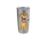 Look de chat cougar rieur Gobelet isotherme en acier inoxydable double paroi