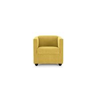 LOOKS BY WOLFGANG JOOP Looks I Fauteuil Design à Ressorts en Bois Jaune 72 x 71 x 75 cm