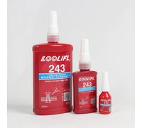 LOOLIFL 243 Bleu adhésif adhésif adhésif pour boulons de verrouillage anaérobie adhésif anti-corrosion anti-corrosion 10ml 50ml 250ml LK243-10ML-1PC