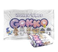 Looney Tunes Gokko Line Up Plaid ultra doux au toucher soyeux - 91 x 147 cm