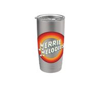 Looney Tunes Merrie Melodies Logo Gobelet isotherme en acier inoxydable double paroi