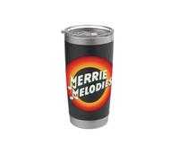 Looney Tunes Merrie Melodies Logo Gobelet isotherme en acier inoxydable double paroi