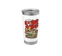 Looney Tunes Saturday Mornings Gobelet isotherme en acier inoxydable double paroi