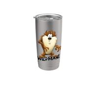 Looney Tunes Taz Wild Man Gobelet isotherme en acier inoxydable double paroi