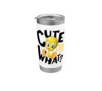 Looney Tunes Tweety Cute Or What Gobelet isotherme en acier inoxydable double paroi