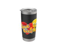 Looney Tunes Tweety Love Bird Valentine's Day Gobelet isotherme en acier inoxydable double paroi